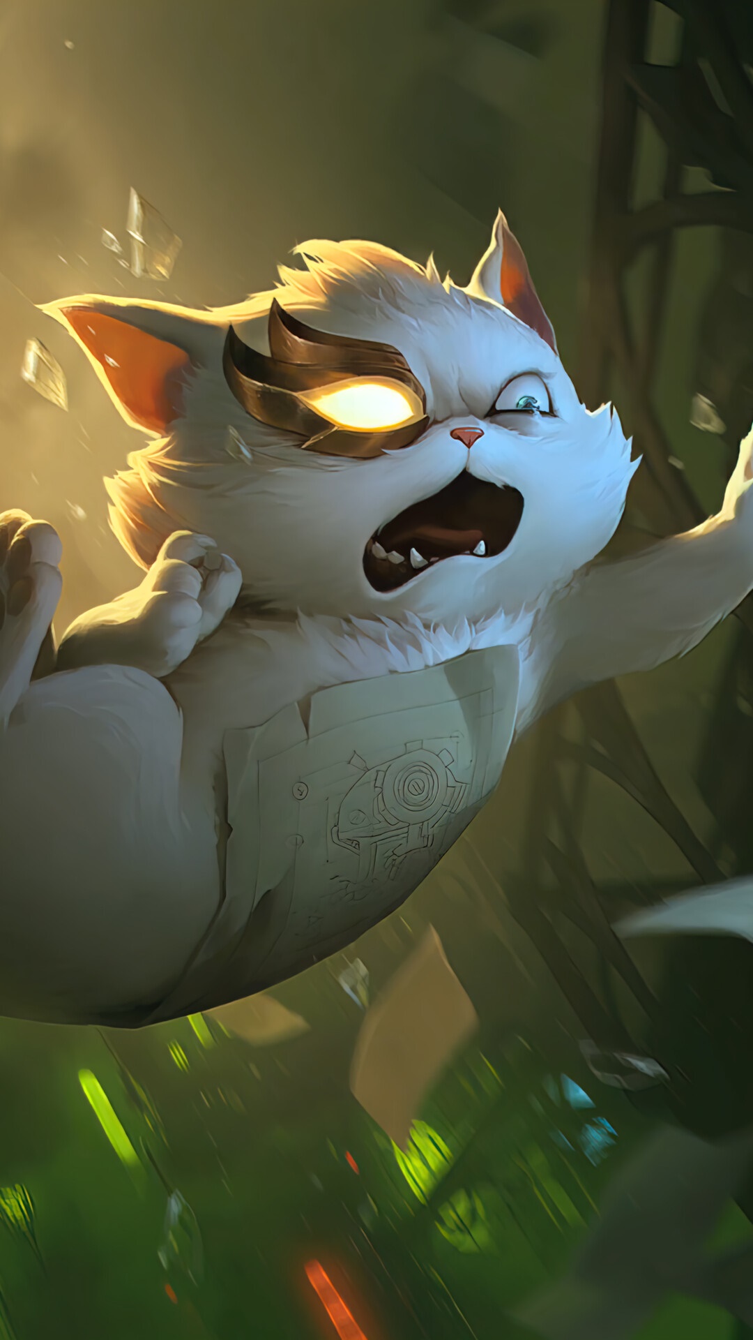 Yuumi from Legends of Runeterra HD Phone Wallpaper