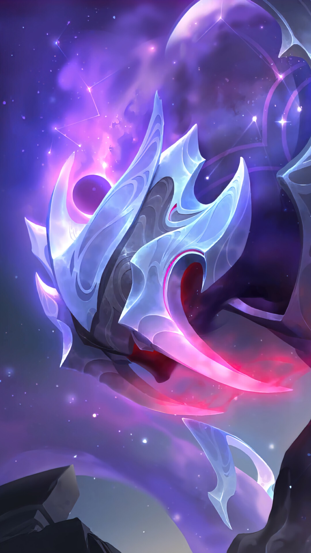 Cosmic Dragon from Legends of Runeterra HD Phone Wallpaper