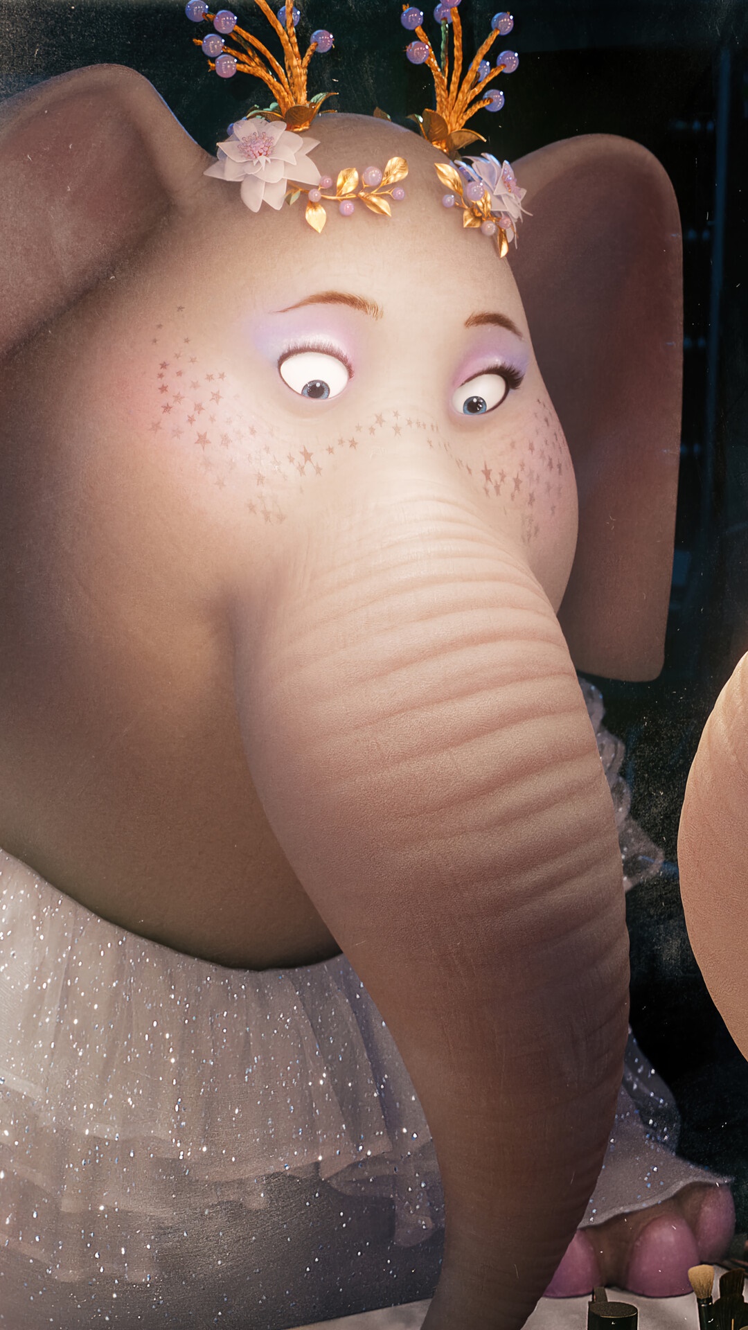 Meena the Elephant from Sing 2 HD Phone Wallpaper