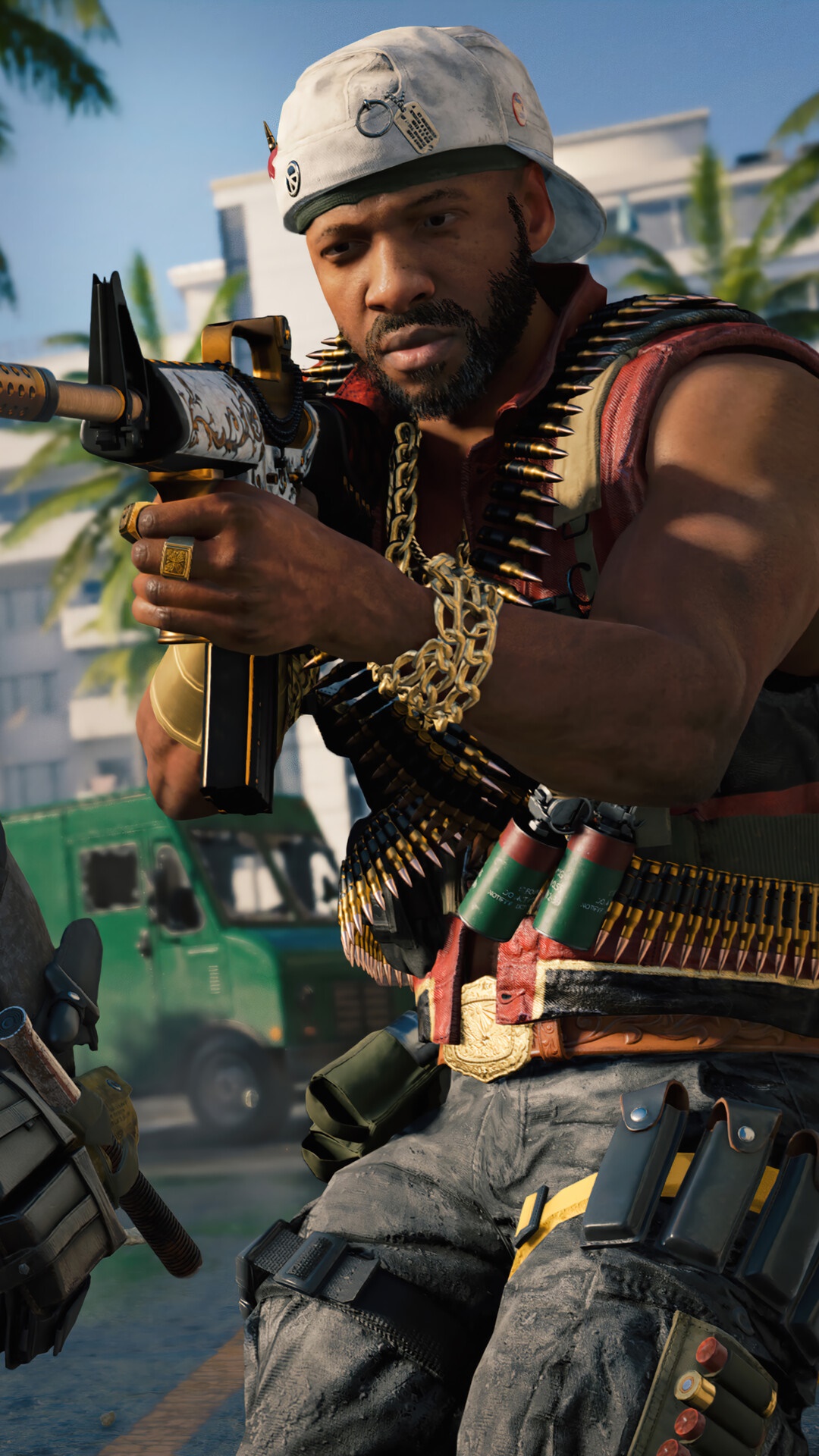Man with gun in Call of Duty Black Ops Cold War HD Phone Wallpaper