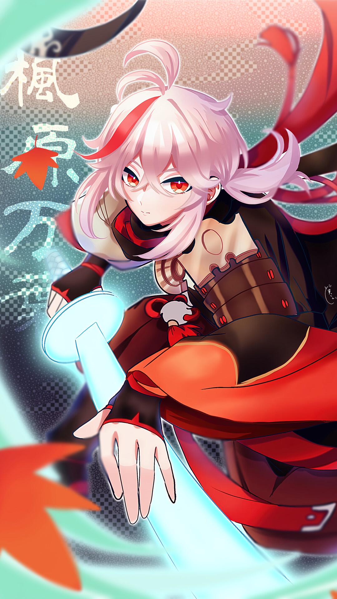 Kaedehara Kazuha from Genshin Impact HD Phone Wallpaper