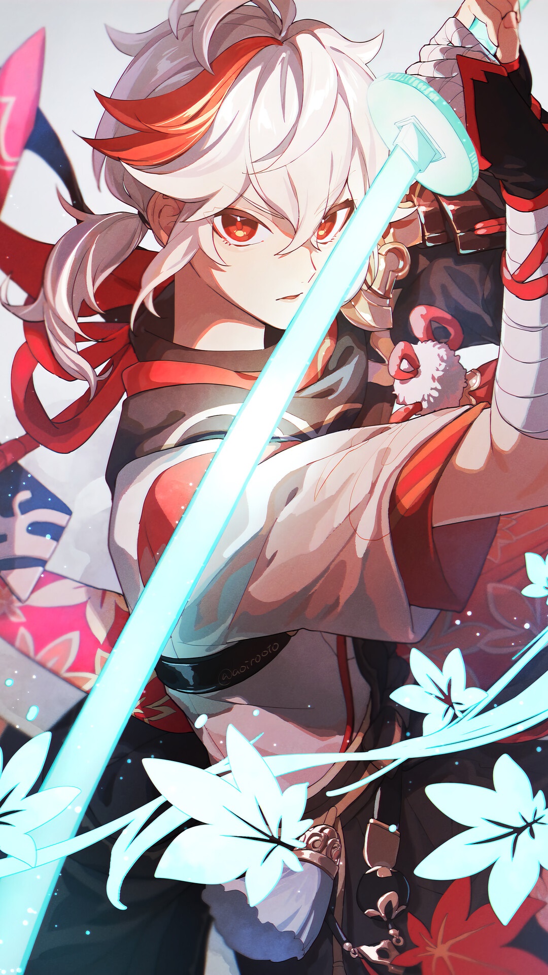 Kaedehara Kazuha from Genshin Impact HD Phone Wallpaper