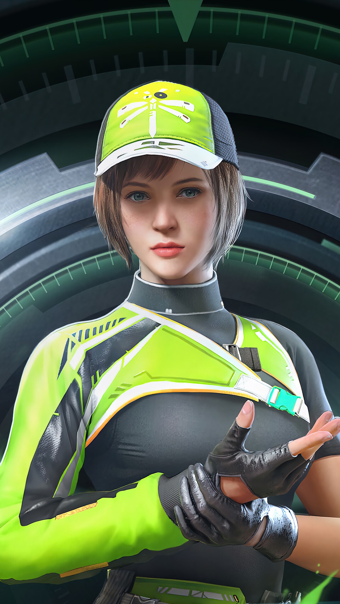 PUBG Mobile character with dragonfly cap HD Phone Wallpaper