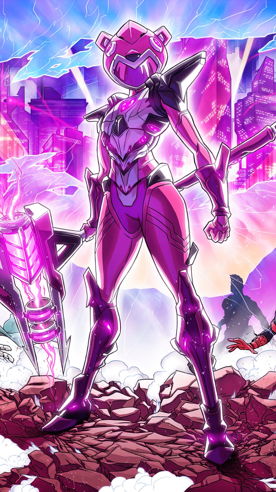 Mecha Cuddle Master from Fortnite HD Phone Wallpaper