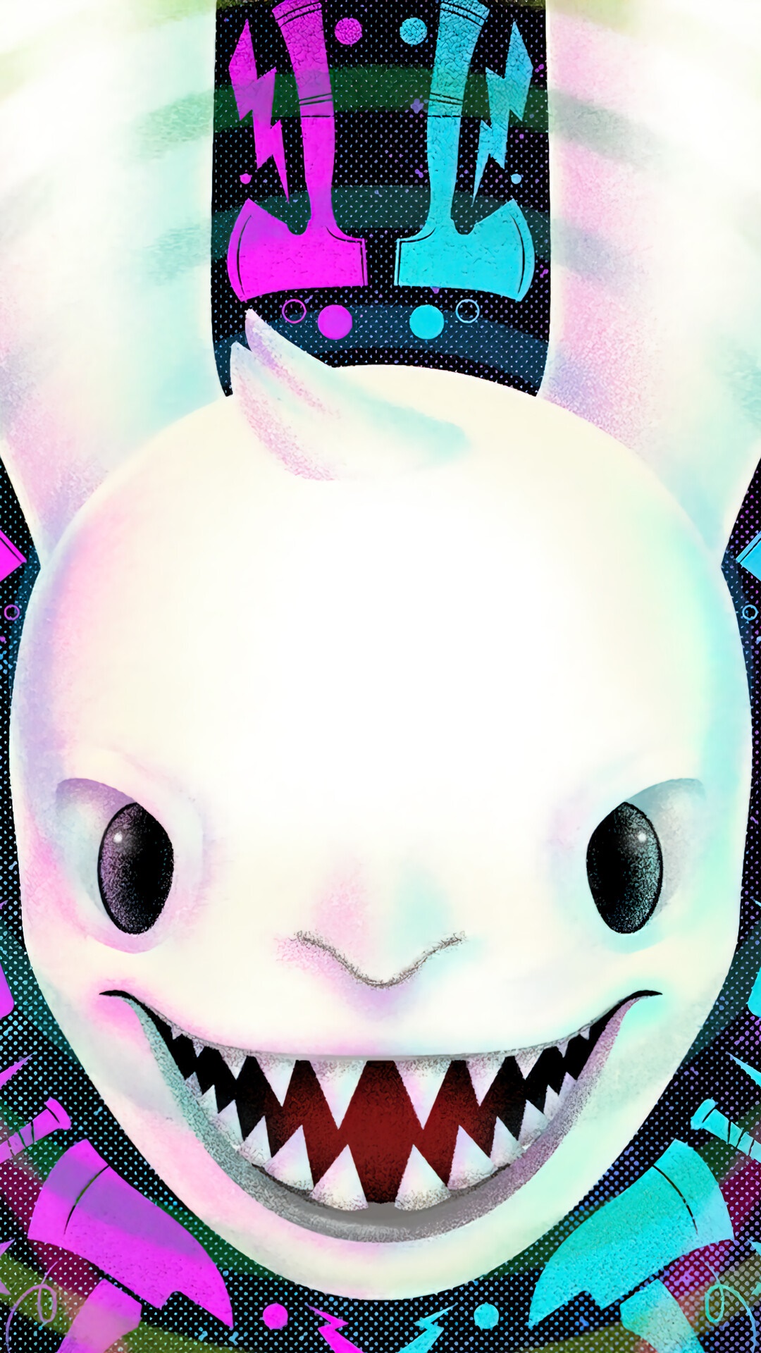 Fortnite character with axes HD Phone Wallpaper