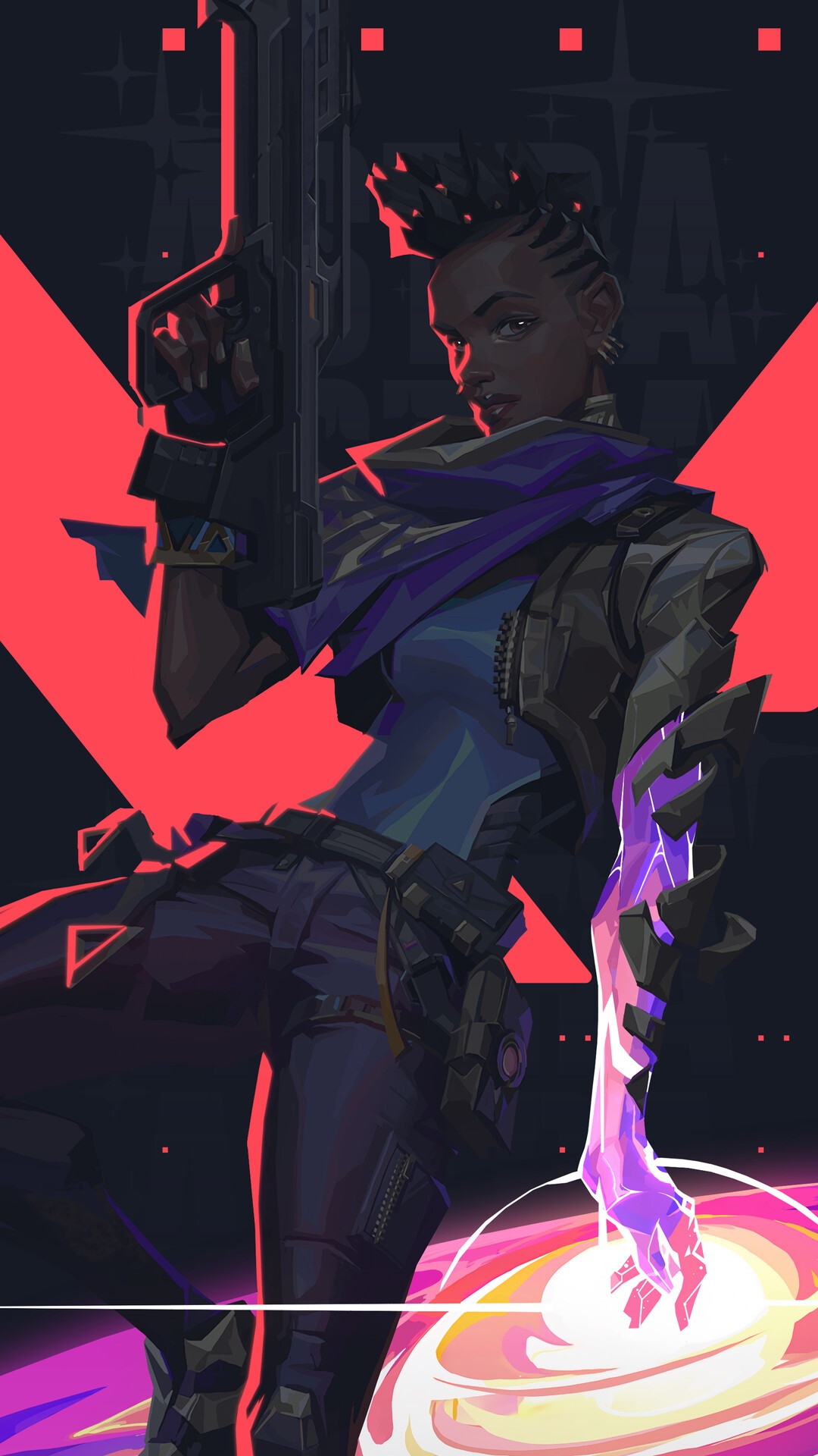 Astra from Valorant HD Phone Wallpaper