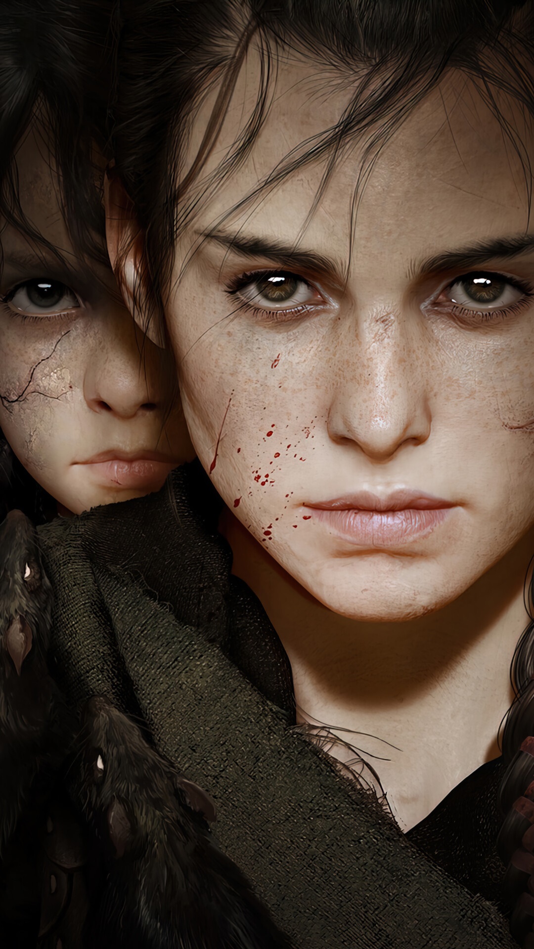 Amicia and Hugo from A Plague Tale: Requiem HD Phone Wallpaper