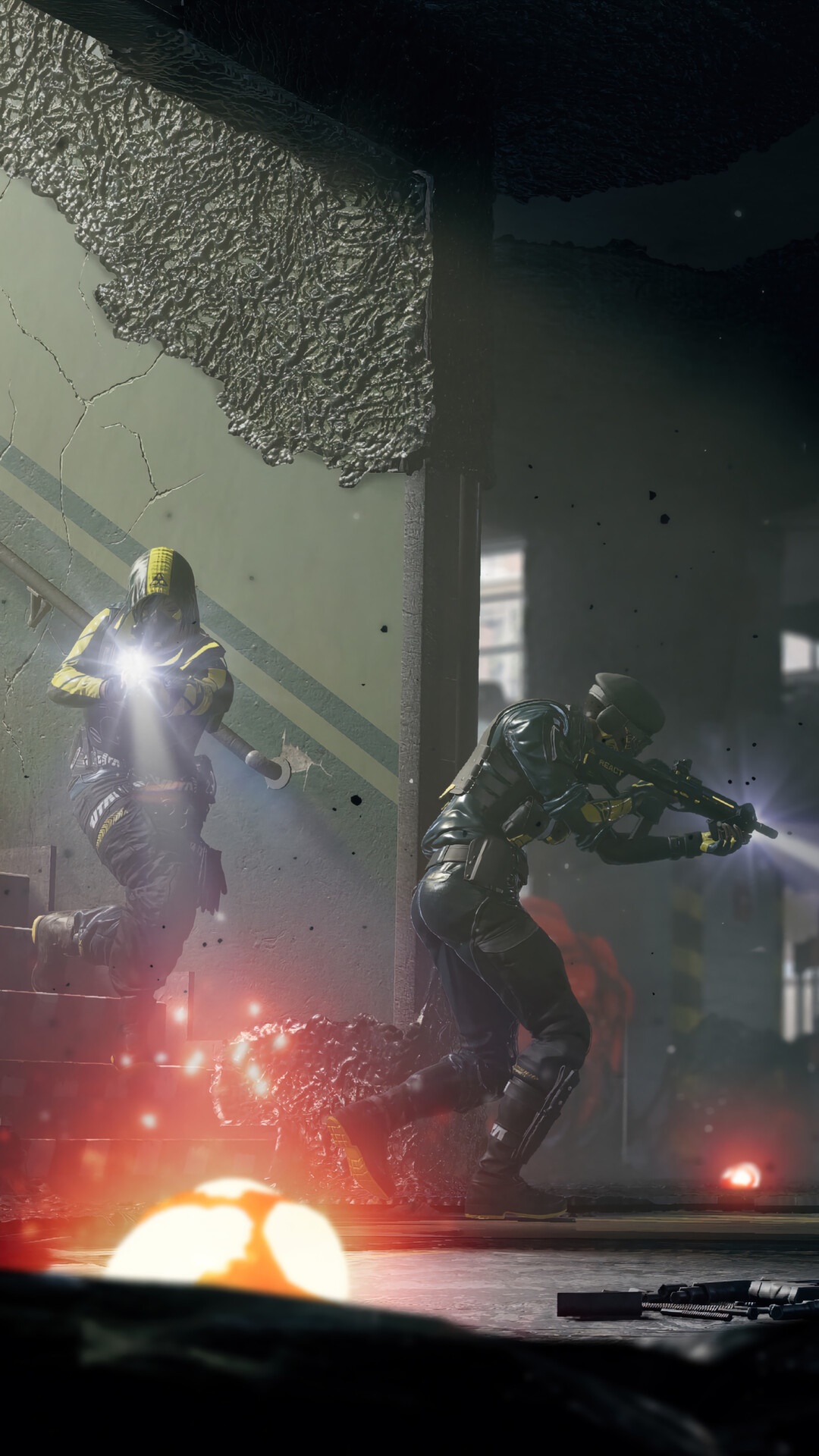 Rainbow Six Extraction: Two Operators in Combat HD Phone Wallpaper