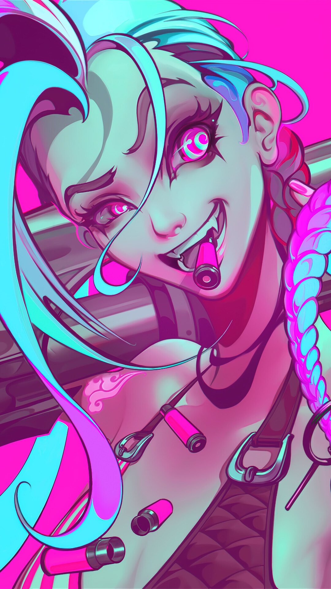 Jinx from League of Legends HD Phone Wallpaper