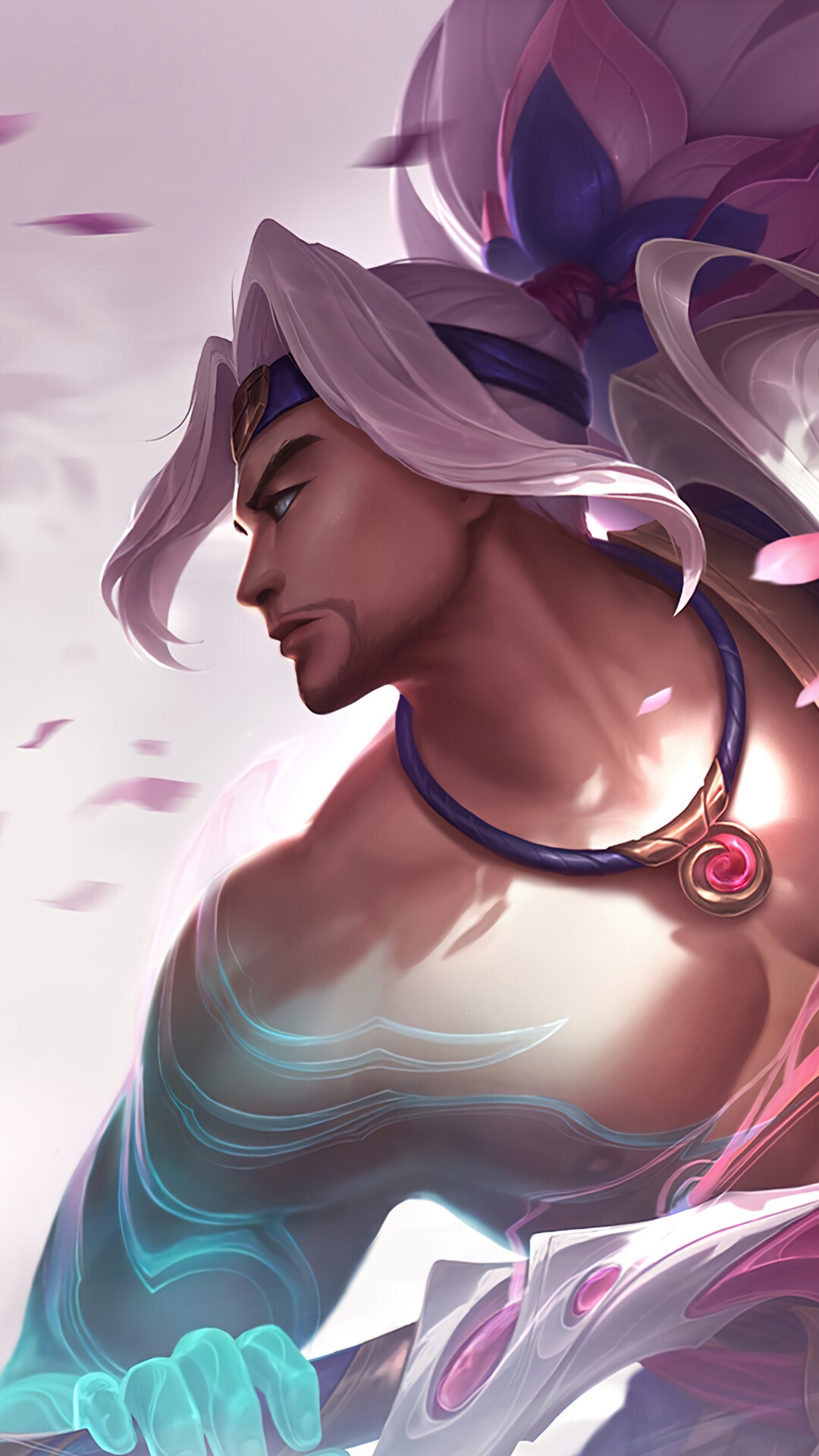 Spirit Blossom Yasuo from League of Legends HD Phone Wallpaper
