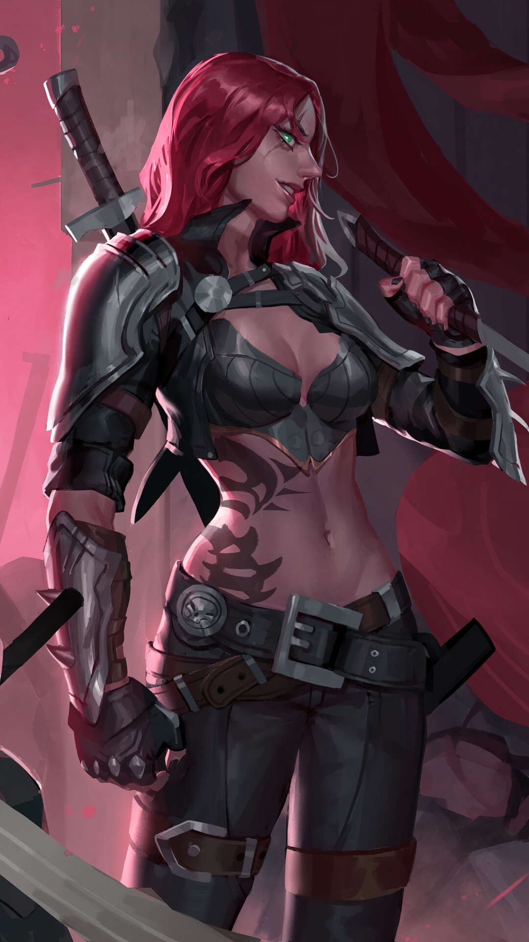 Katarina from League of Legends HD Phone Wallpaper