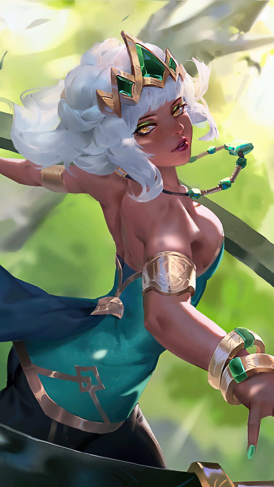 Qiyana from League of Legends HD Phone Wallpaper