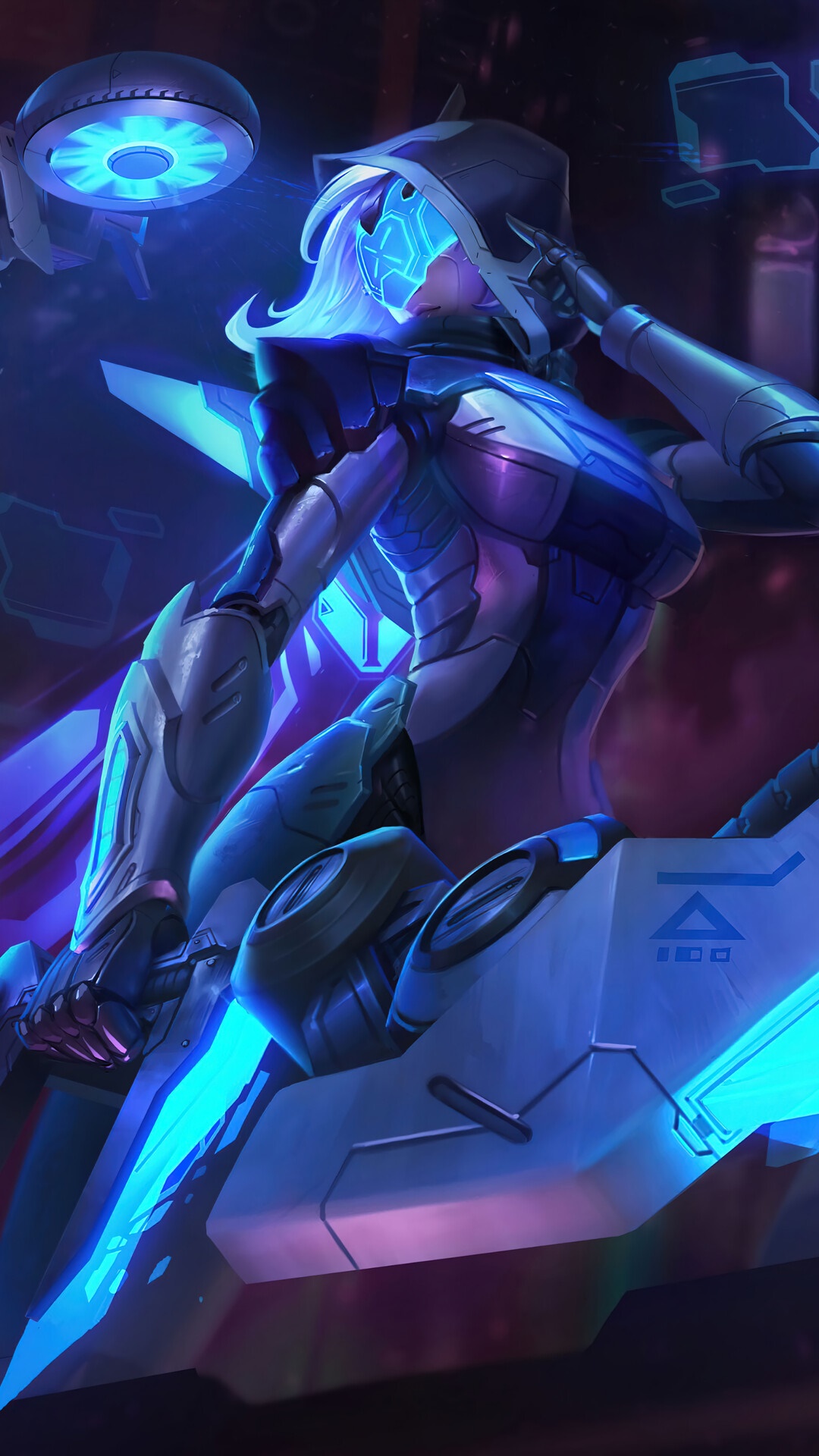 PROJECT: Ashe from League of Legends HD Phone Wallpaper