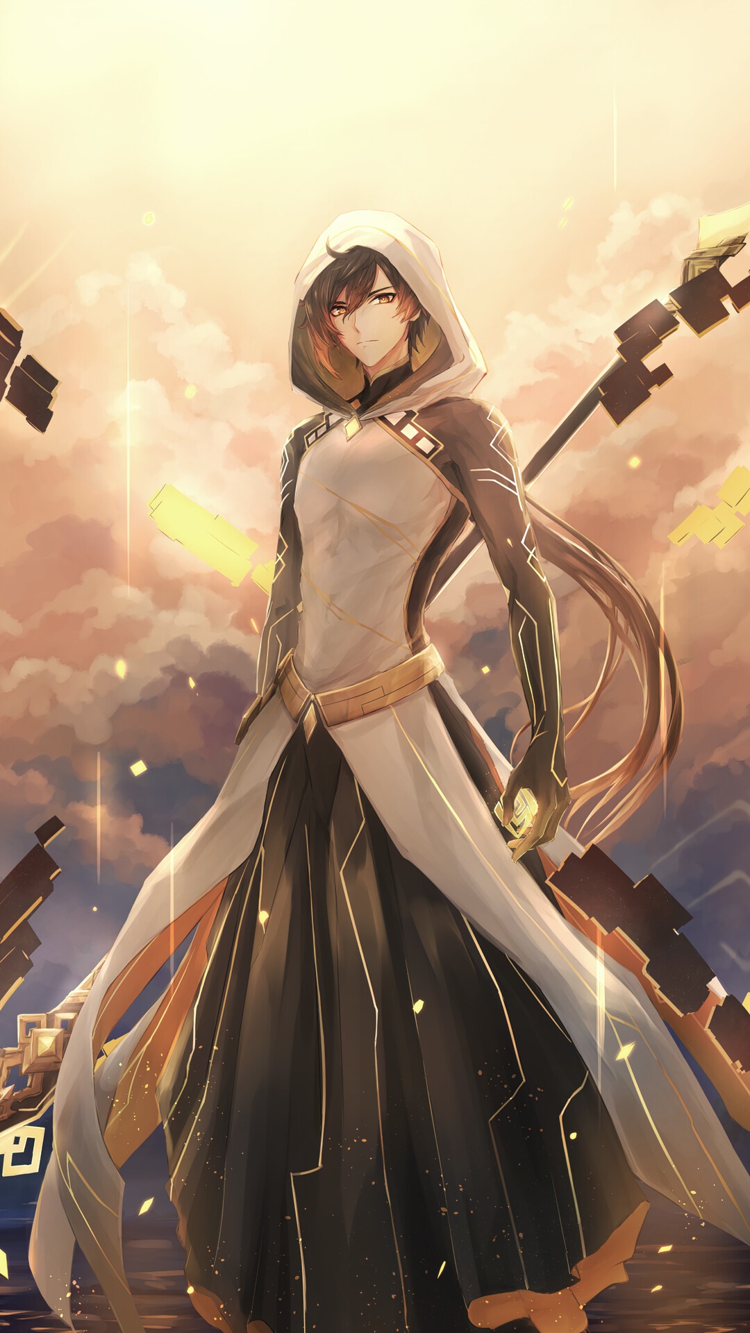 Zhongli from Genshin Impact HD Phone Wallpaper
