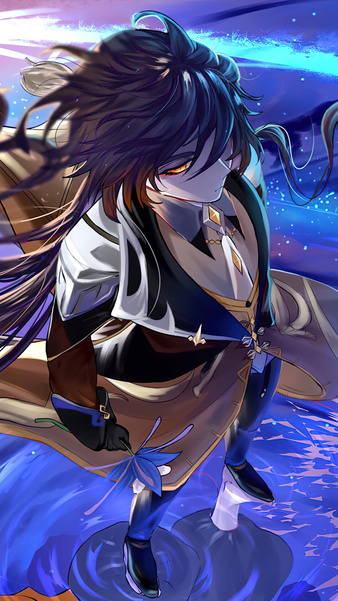 Zhongli from Genshin Impact HD Phone Wallpaper