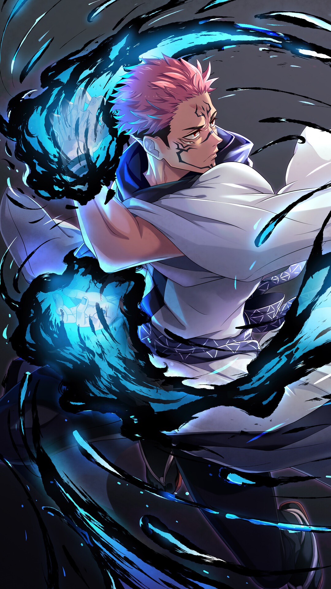 Ryomen Sukuna from Jujutsu Kaisen HD Phone Wallpaper
