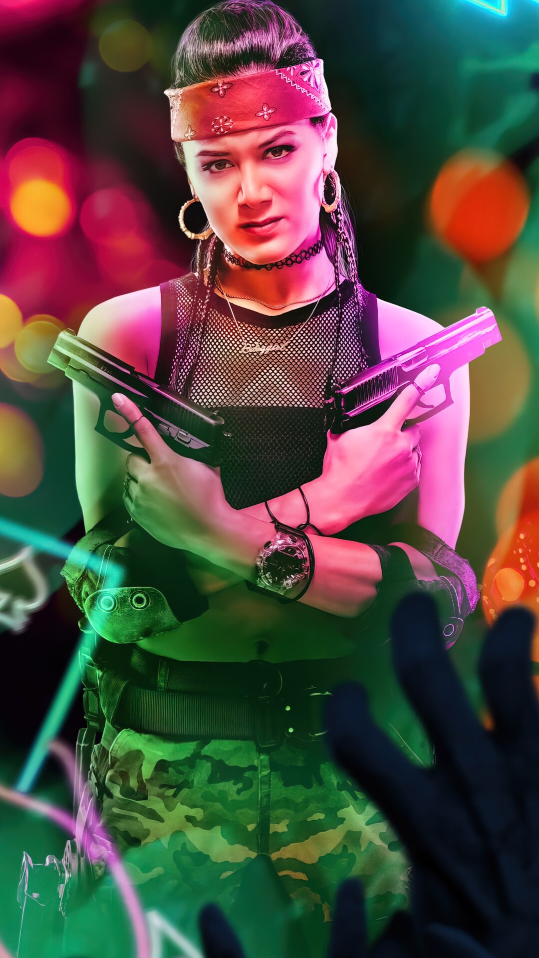 Samantha Win from Army of the Dead HD Phone Wallpaper