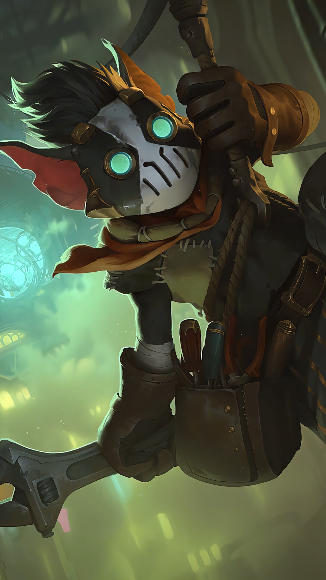 Ziggs from Legends of Runeterra HD Phone Wallpaper