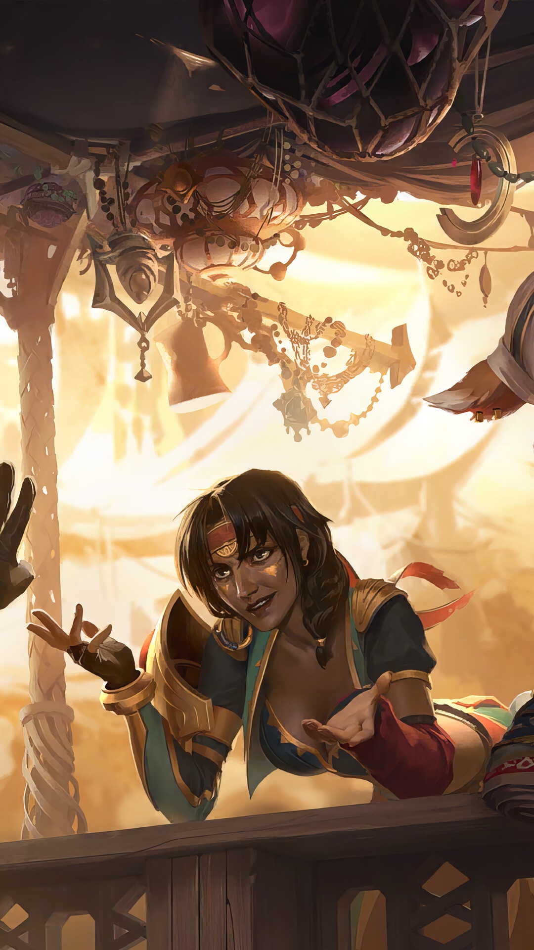 Nami from Legends of Runeterra HD Phone Wallpaper