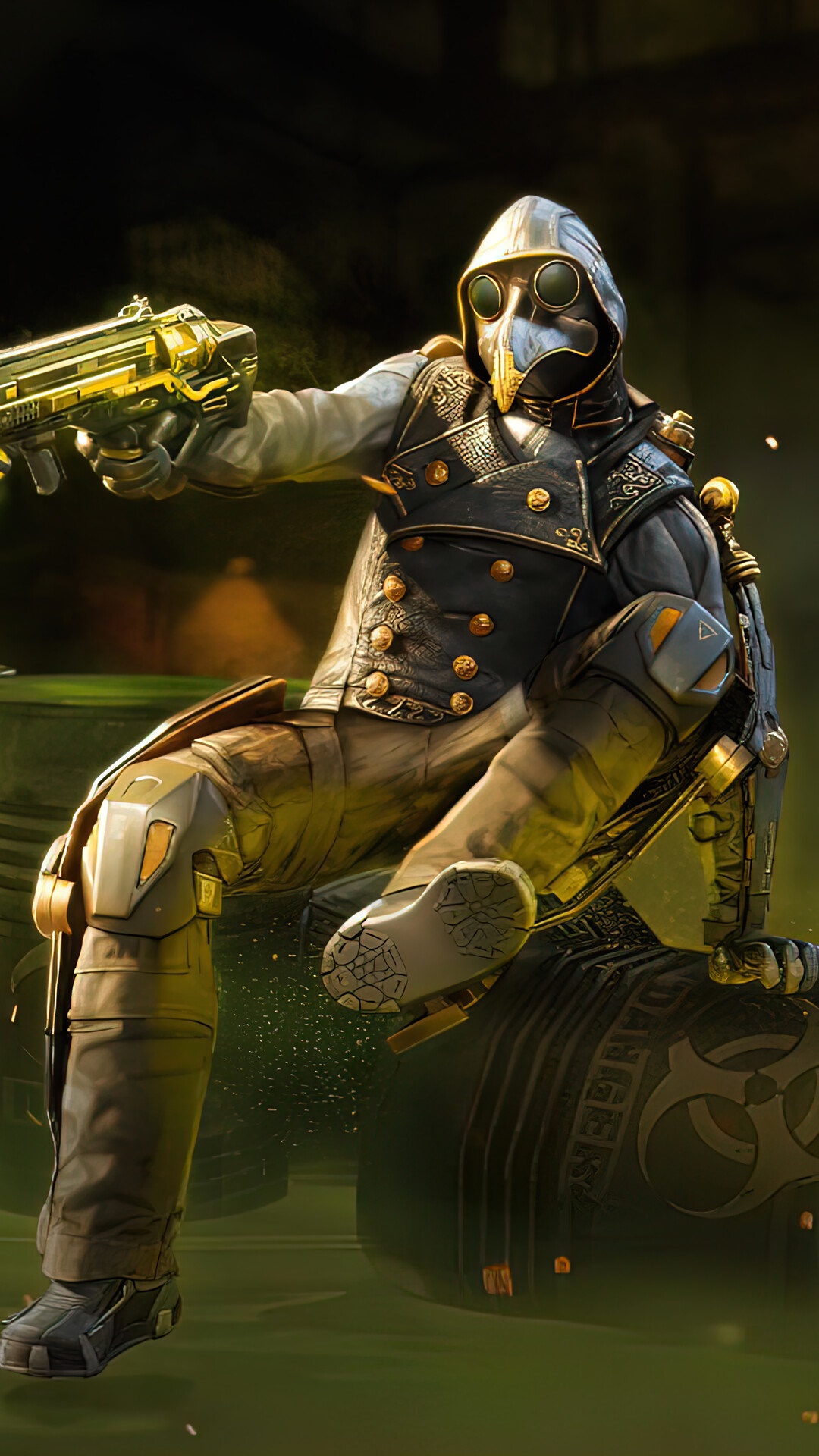 Plague Doctor character from Call of Duty Mobile HD Phone Wallpaper