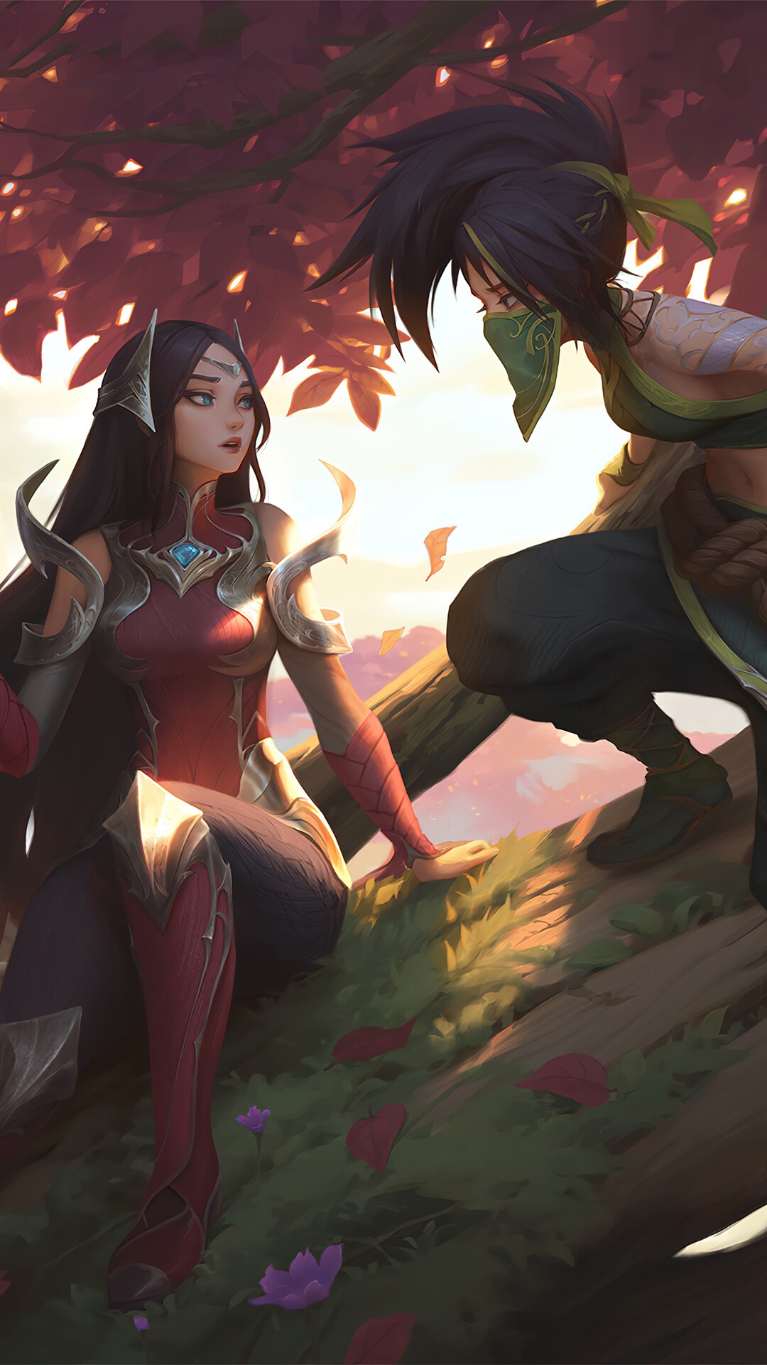 Irelia and Akali from League of Legends HD Phone Wallpaper