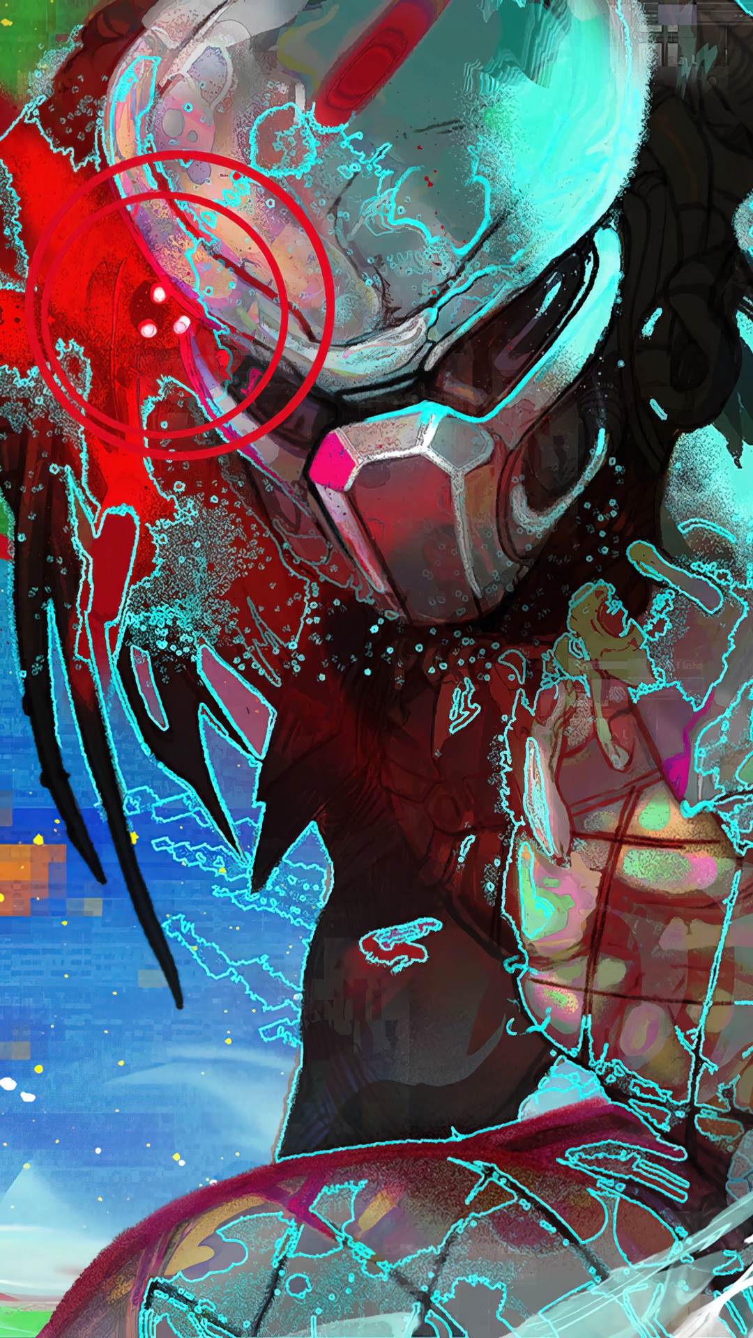 Predator from Fortnite HD Phone Wallpaper