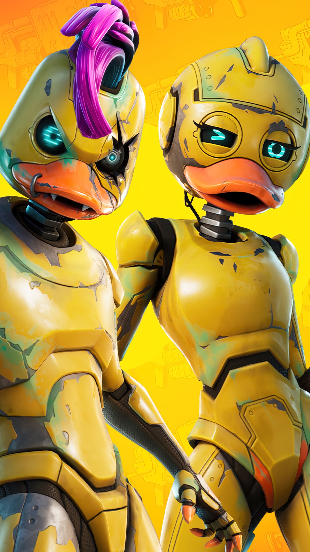 Webster and Megg from Fortnite HD Phone Wallpaper