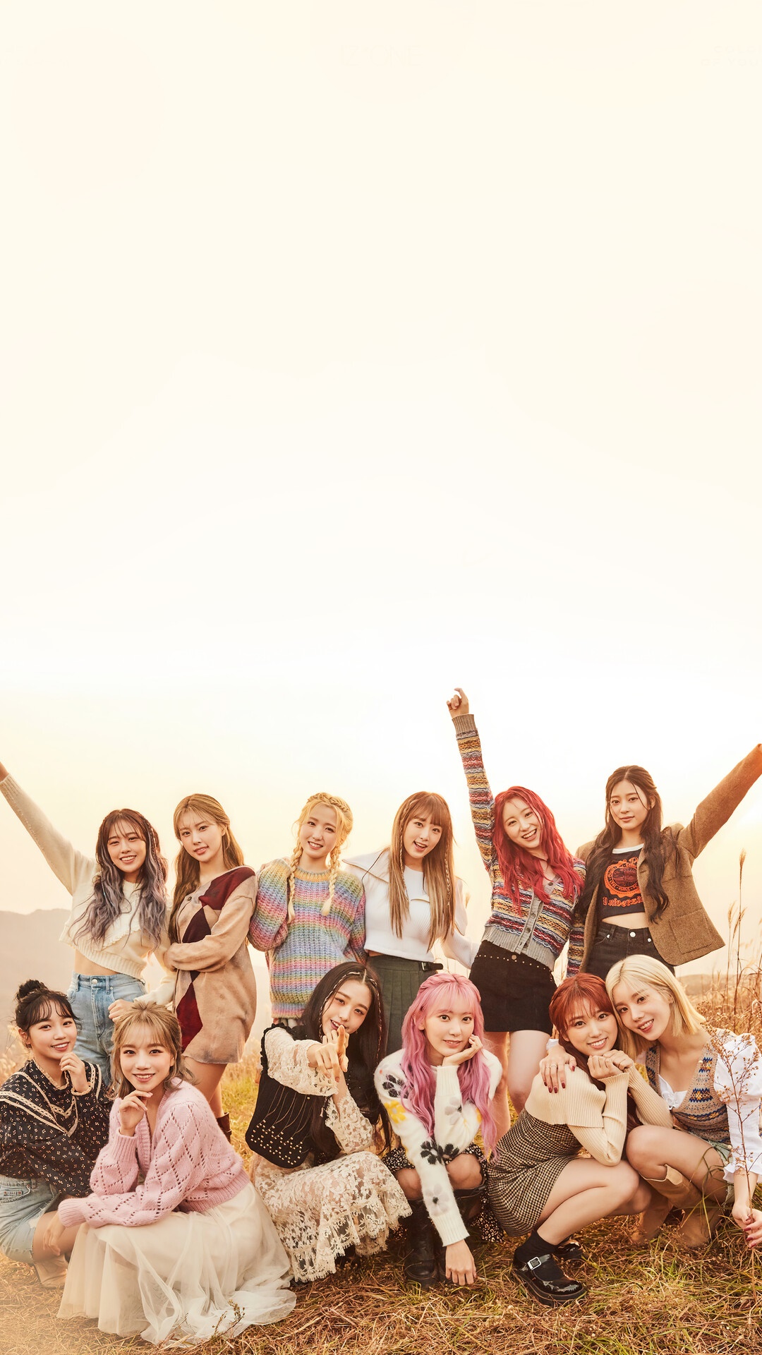 IZONE Kpop Girls Group Photo HD Phone Wallpaper
