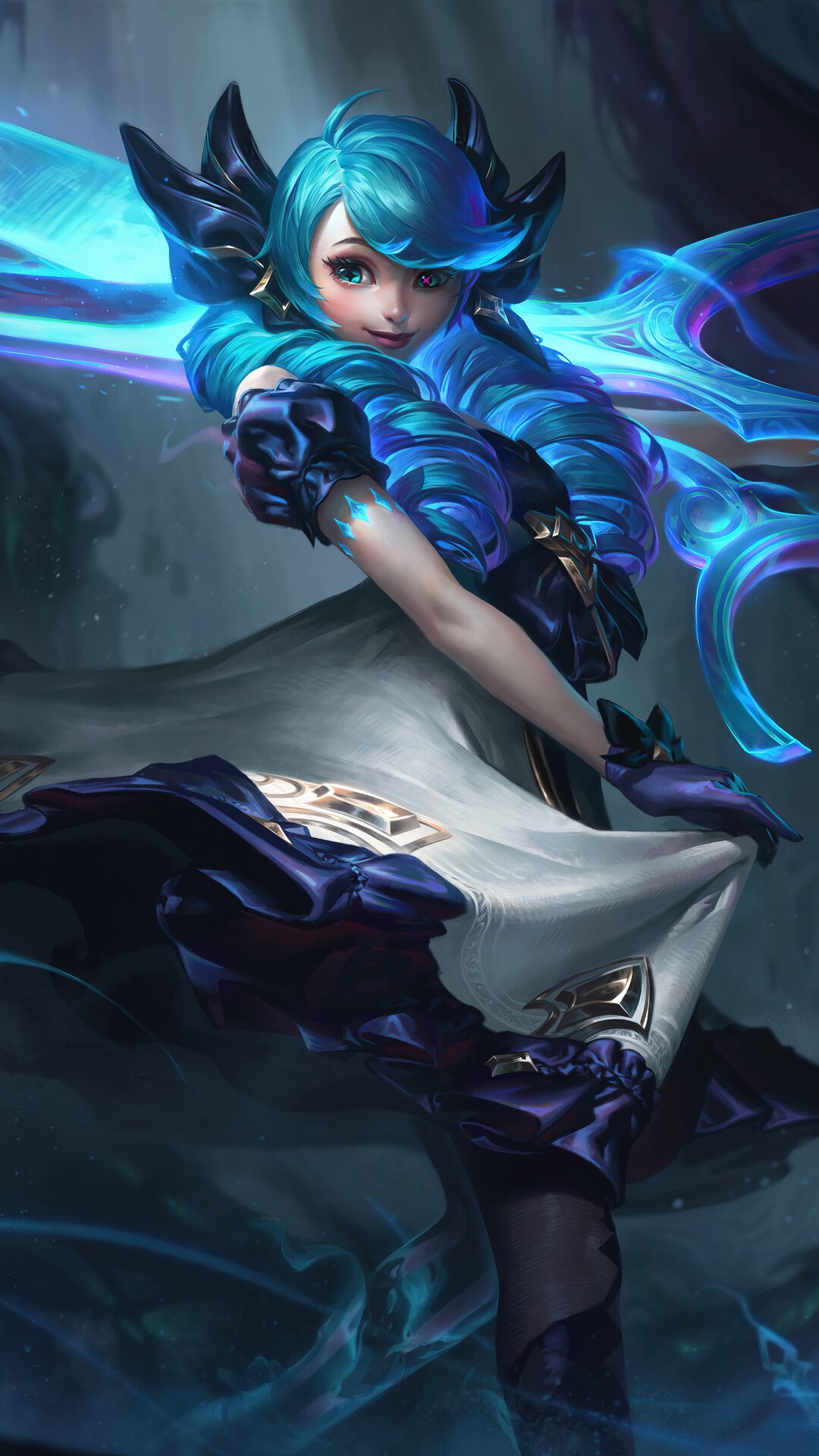 Gwen from League of Legends Splash Art HD Phone Wallpaper