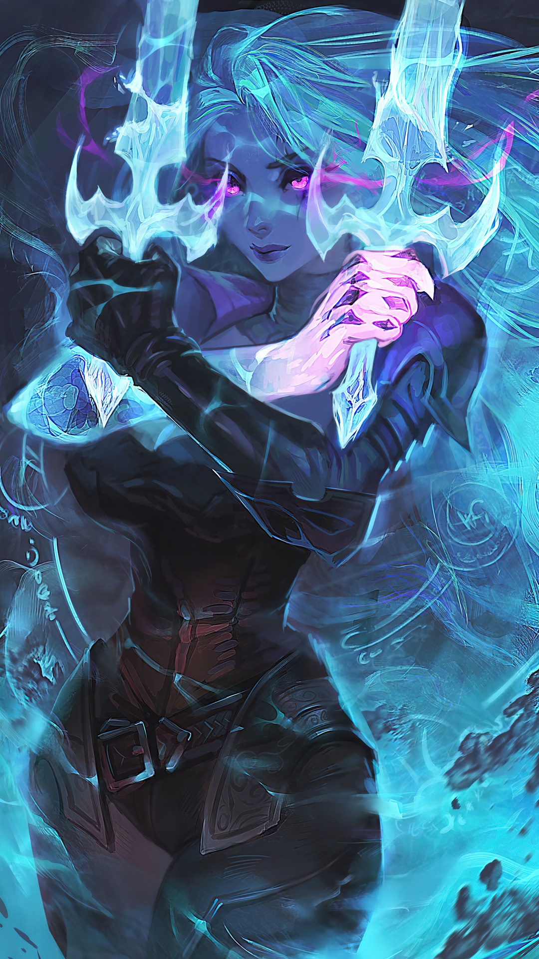 Katarina from League of Legends HD Phone Wallpaper