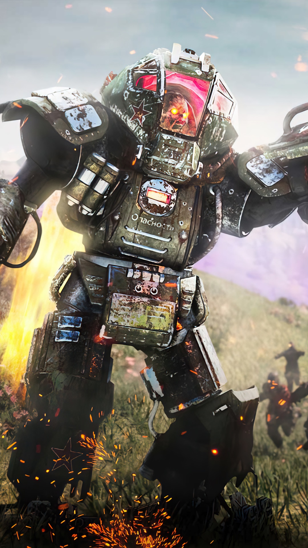 Mech from Call of Duty Black Ops Cold War Zombies HD Phone Wallpaper