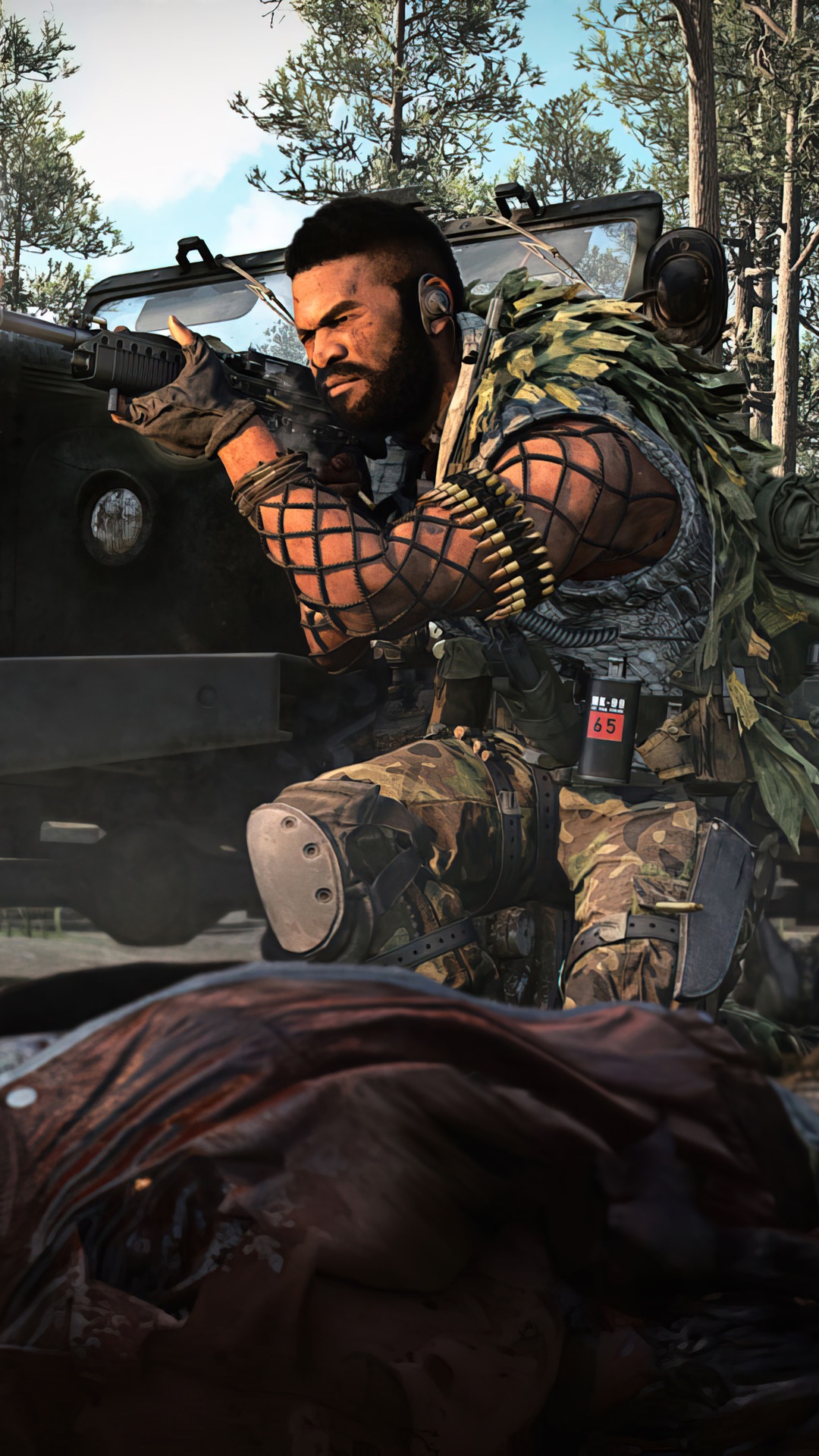 Terrell Wolf from Call of Duty Black Ops Cold War HD Phone Wallpaper