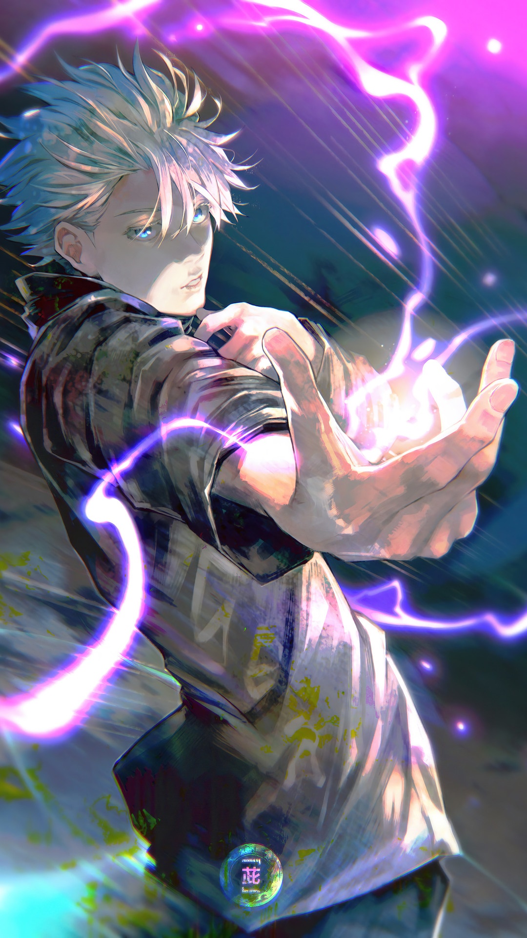 Satoru Gojo from Jujutsu Kaisen HD Phone Wallpaper