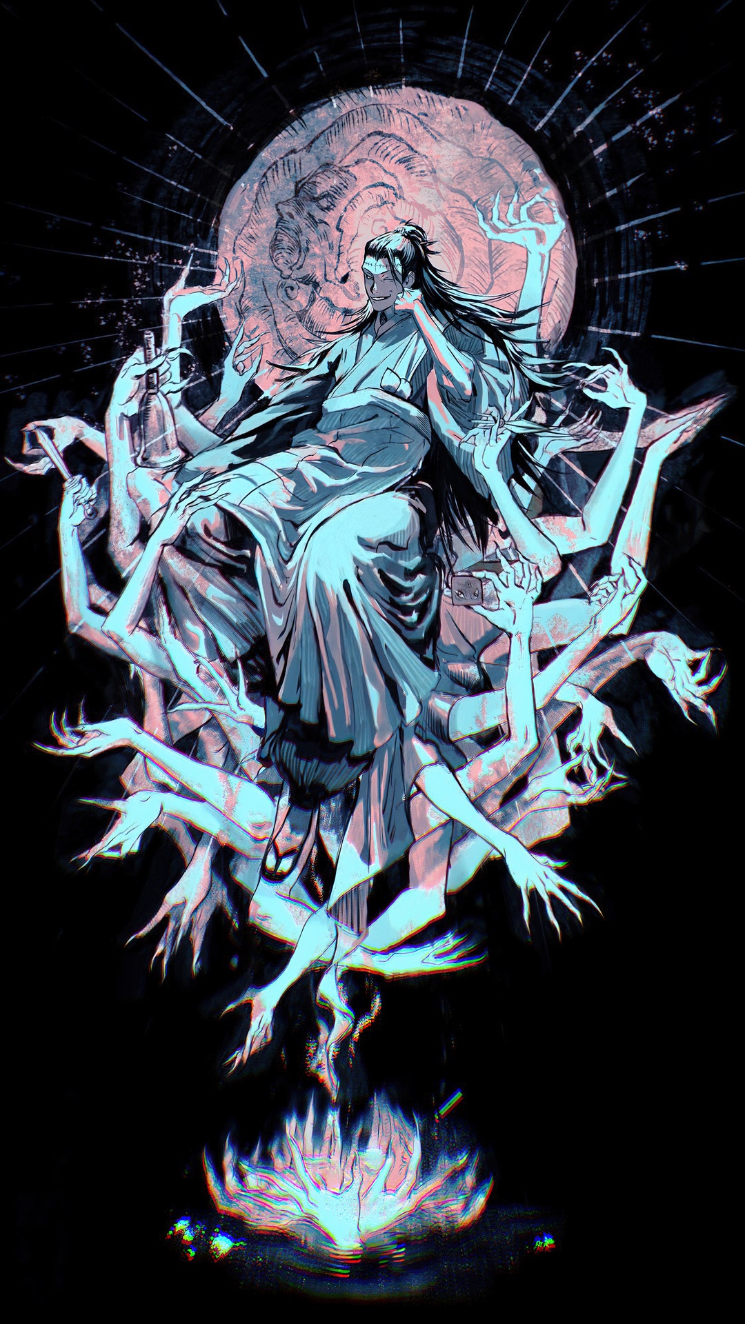 Suguru Geto from Jujutsu Kaisen HD Phone Wallpaper