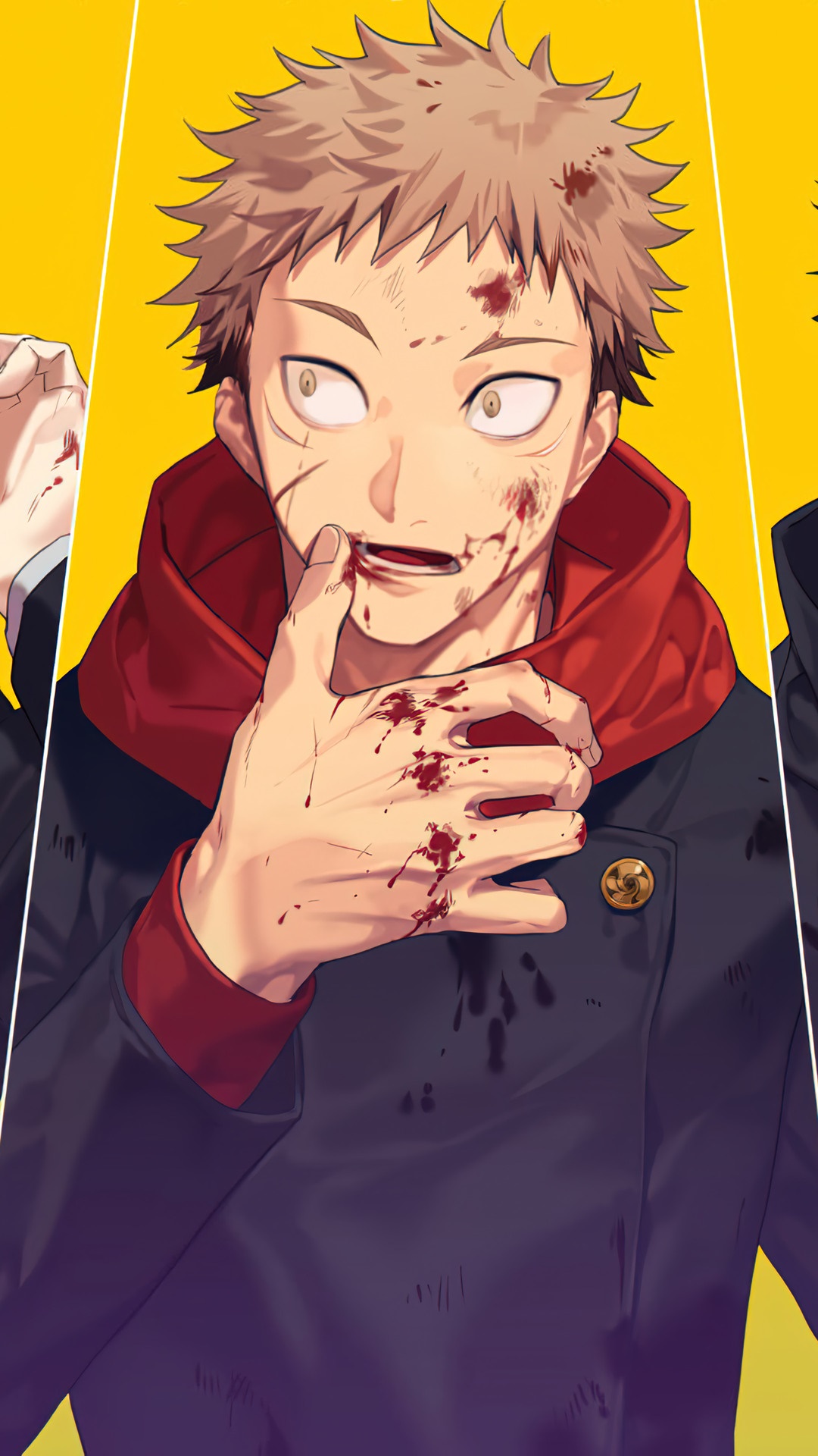 Yuji Itadori from Jujutsu Kaisen HD Phone Wallpaper