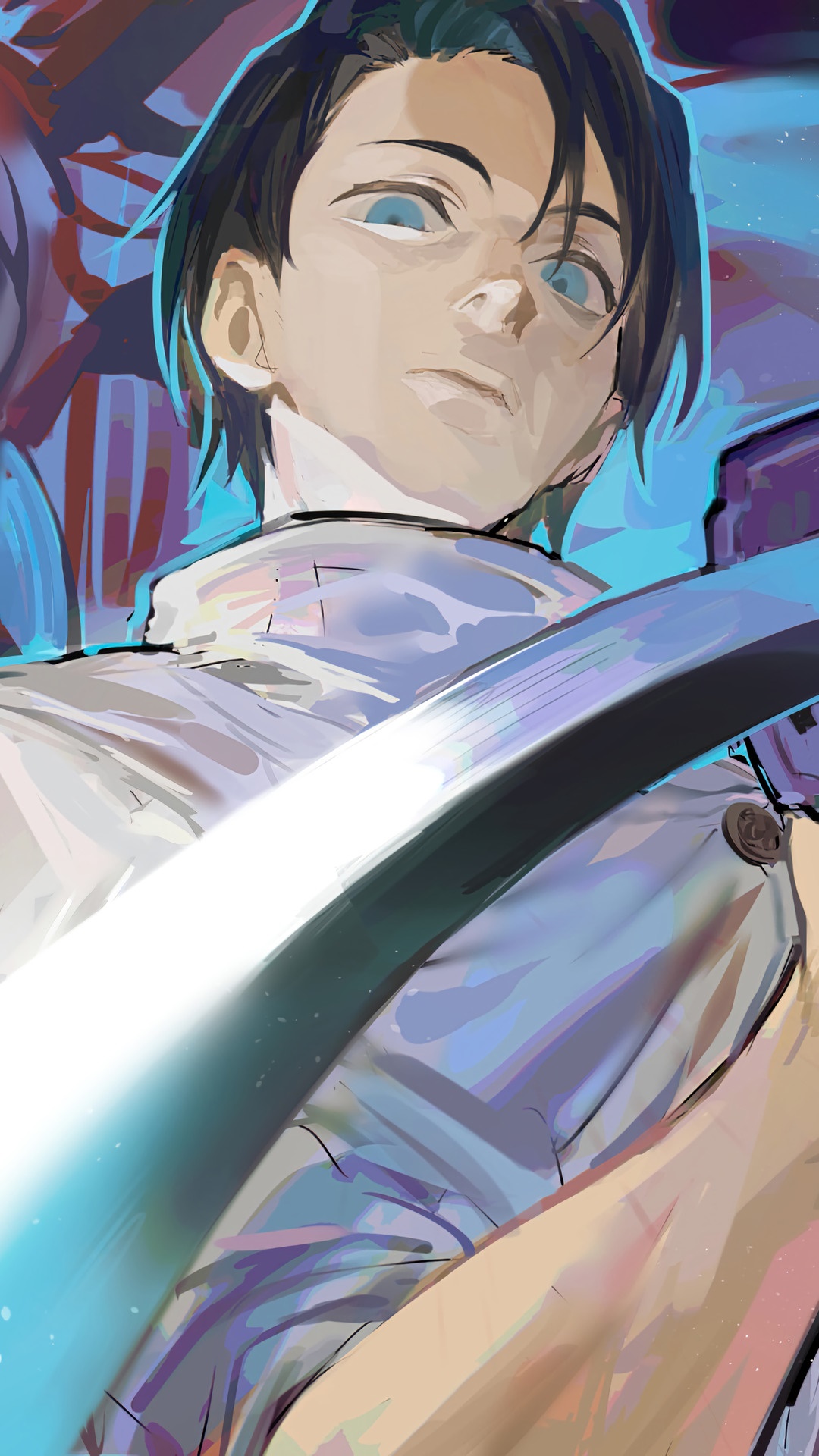 Yuta Okkotsu from Jujutsu Kaisen with Katana HD Phone Wallpaper