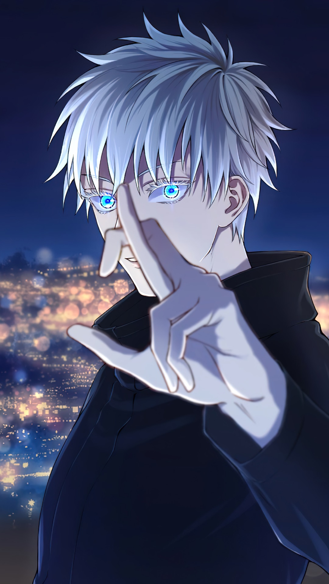Satoru Gojo from Jujutsu Kaisen HD Phone Wallpaper