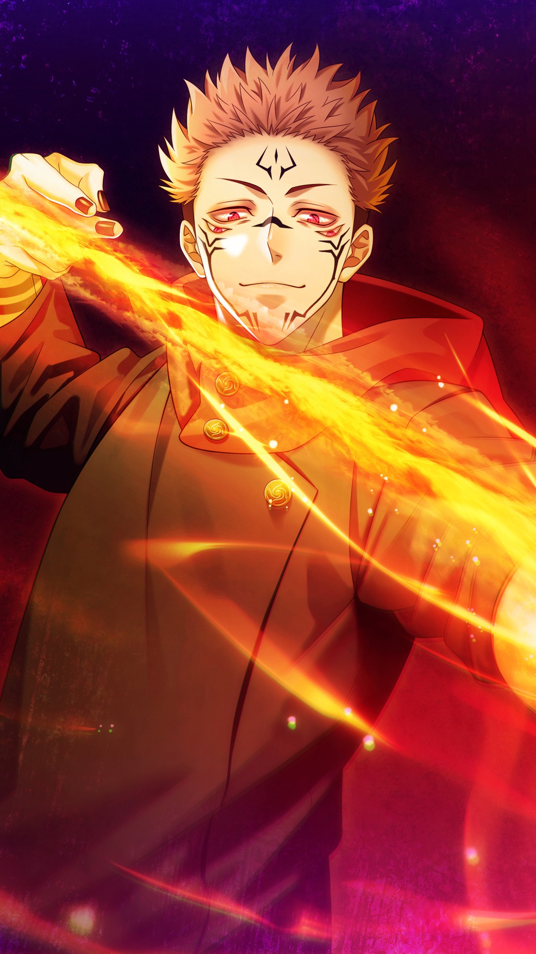 Sukuna from Jujutsu Kaisen HD Phone Wallpaper
