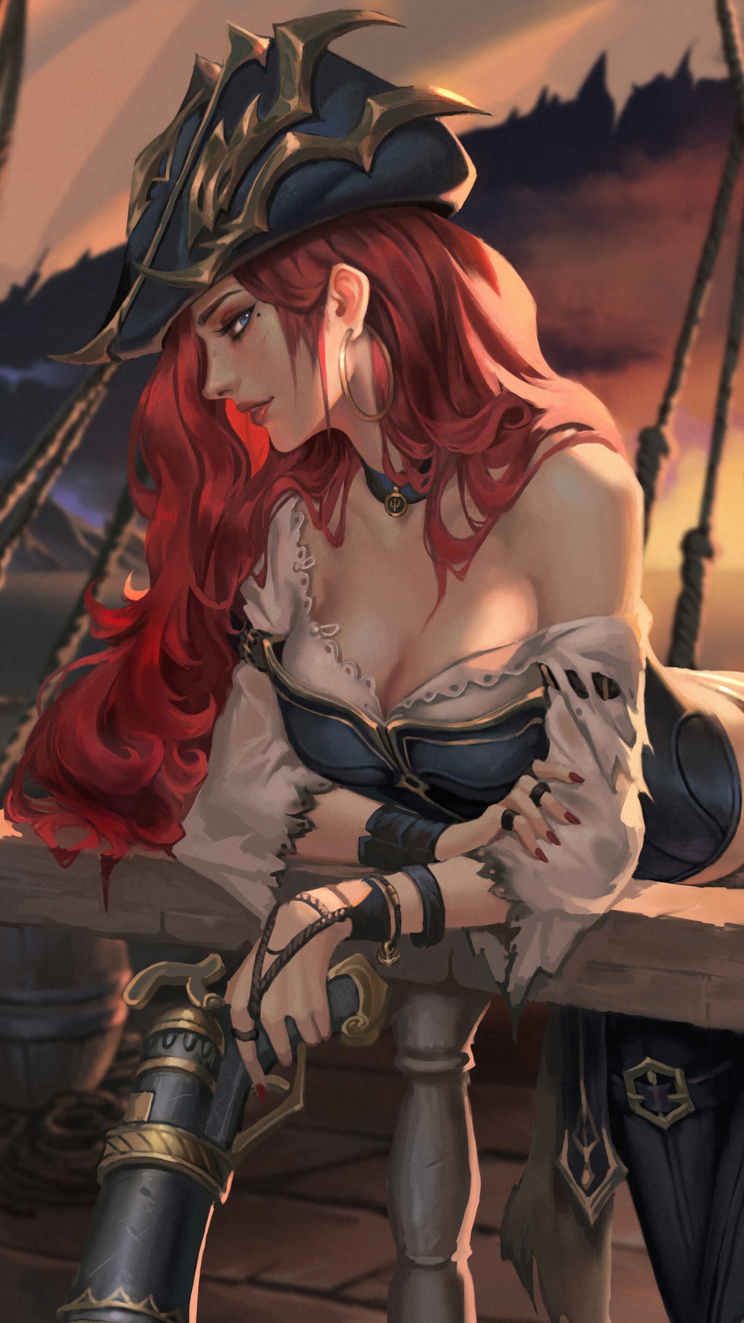 Miss Fortune from League of Legends HD Phone Wallpaper