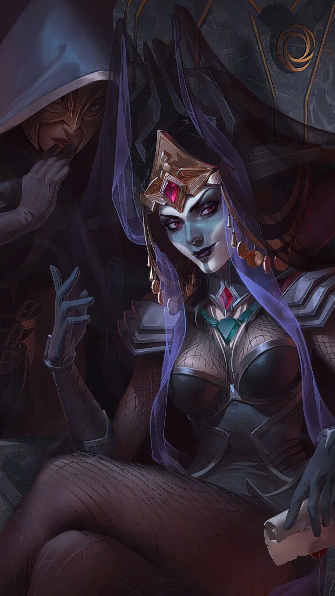 Elise from Legends of Runeterra HD Phone Wallpaper
