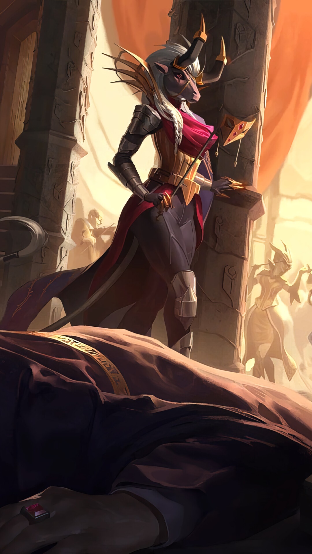 Noxian General from Legends of Runeterra HD Phone Wallpaper
