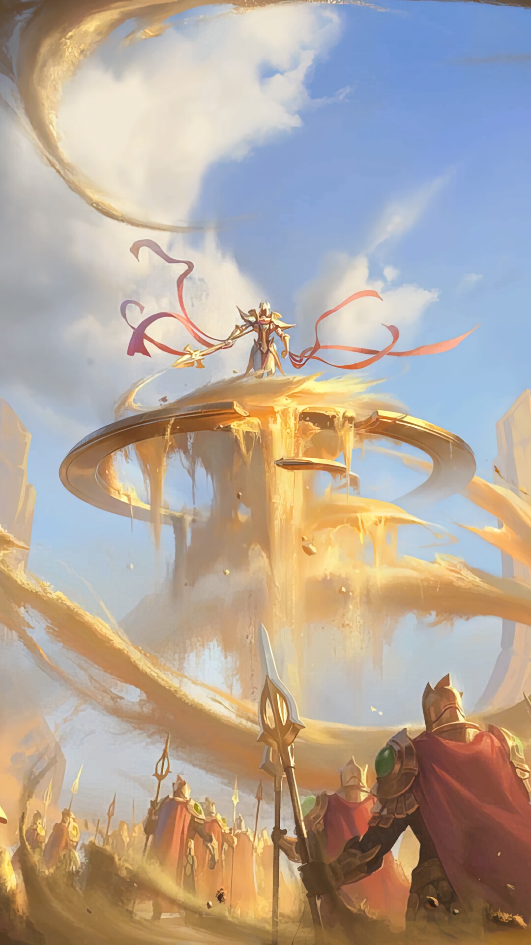 Azir from Legends of Runeterra HD Phone Wallpaper