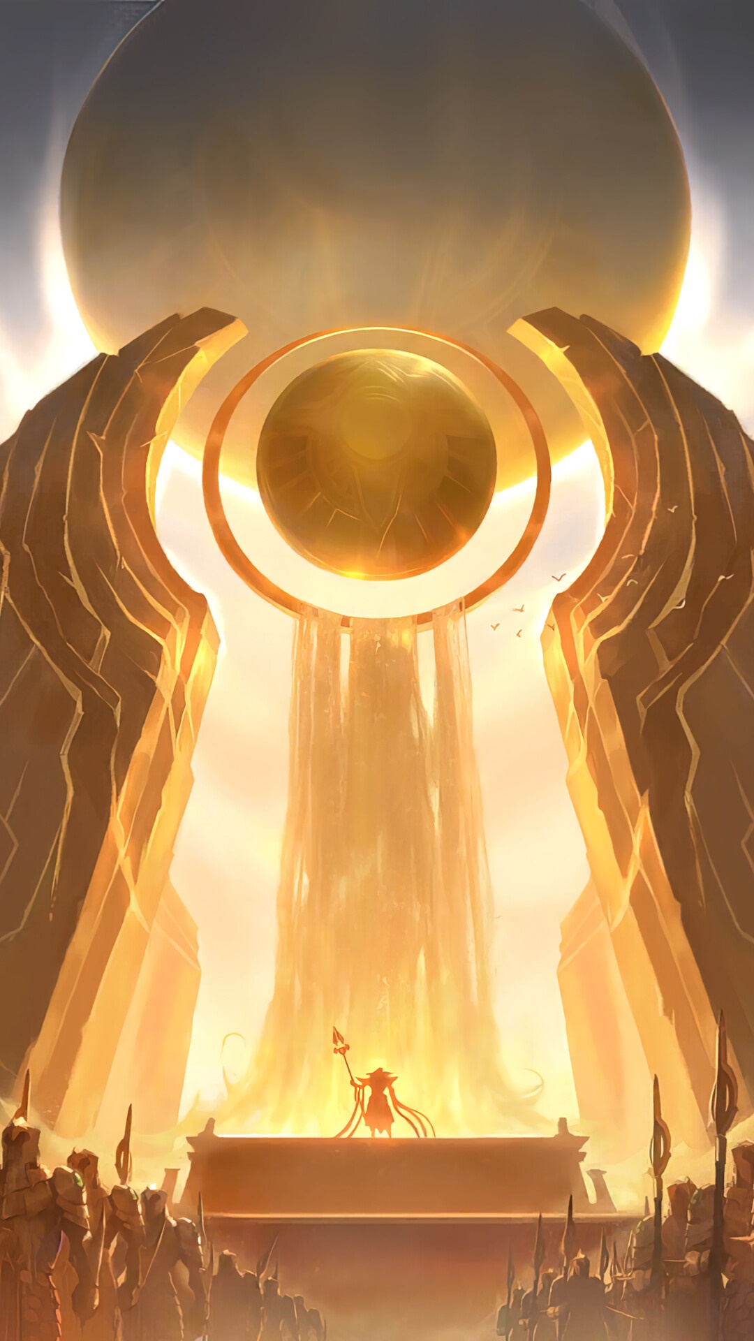 Leona from Legends of Runeterra HD Phone Wallpaper