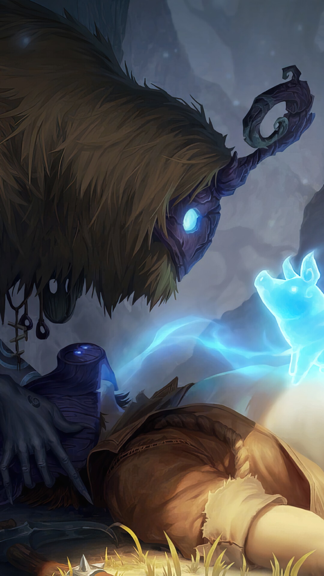 Kindred from League of Legends HD Phone Wallpaper