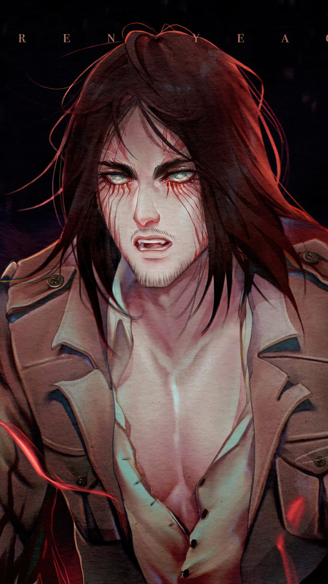 Eren Yeager from Attack on Titan HD Phone Wallpaper