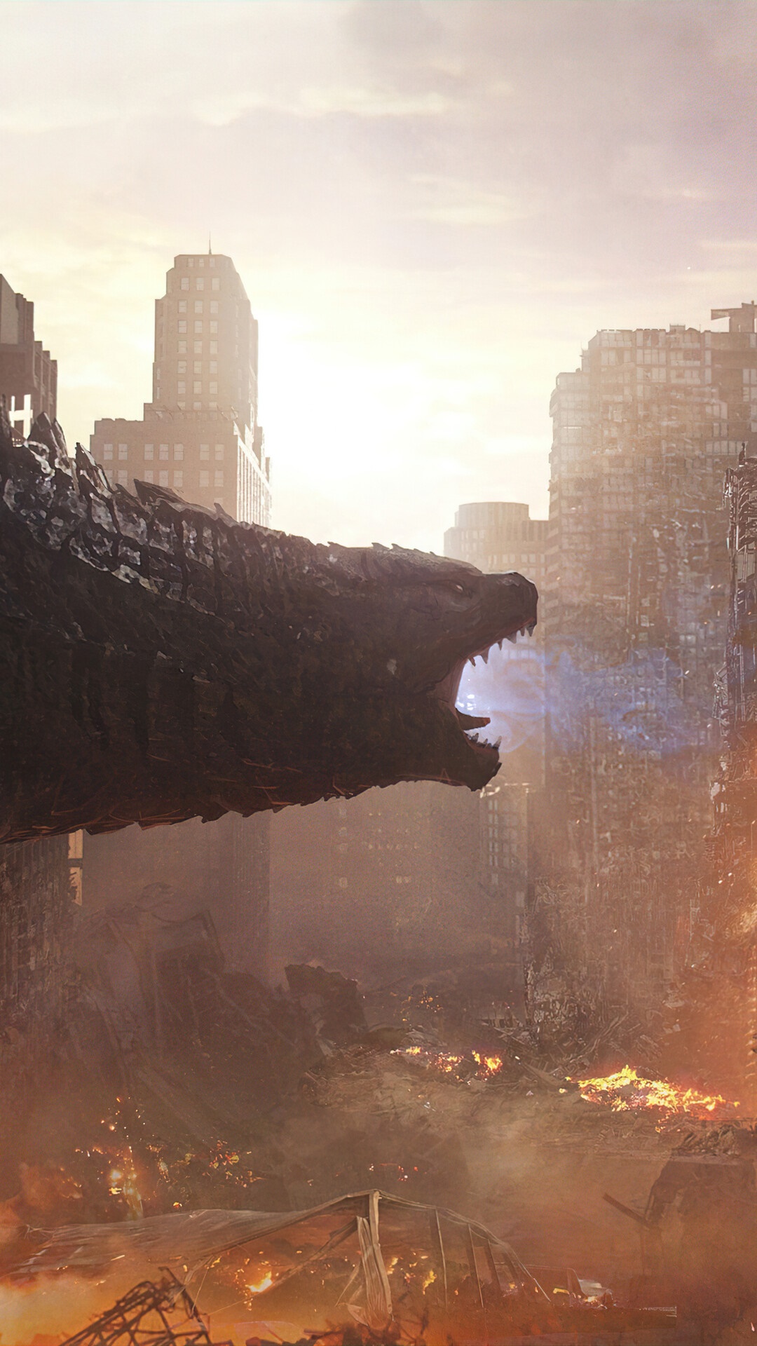 Godzilla from Godzilla vs Kong HD Phone Wallpaper