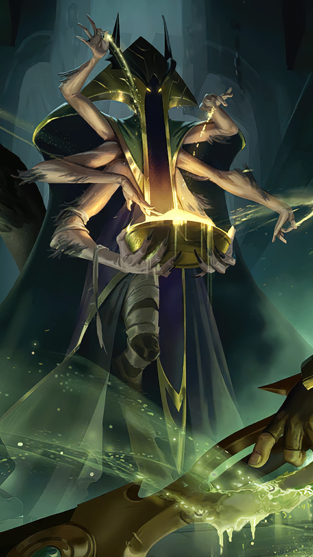 Azir from Legends of Runeterra HD Phone Wallpaper