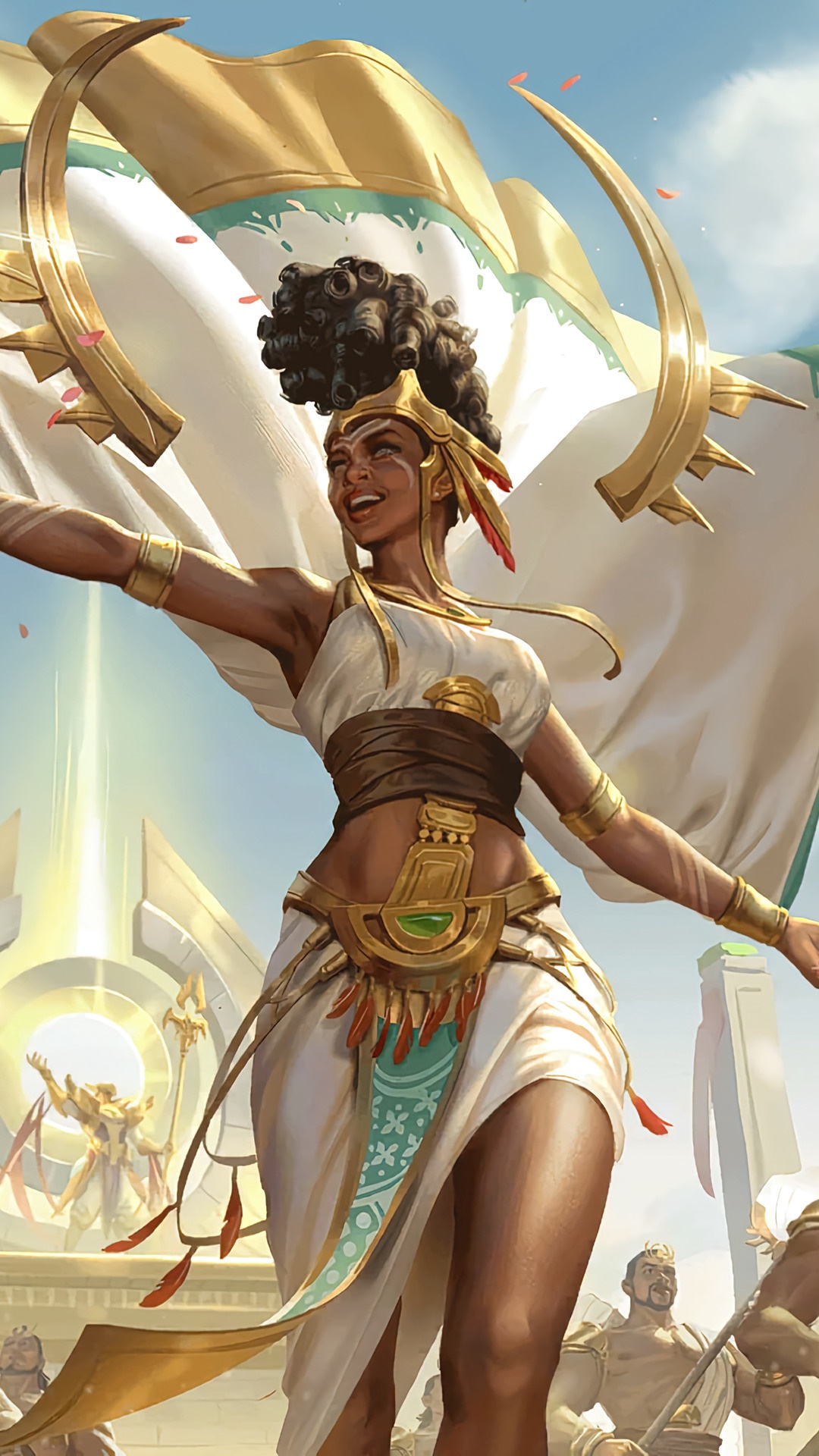 Nilah from Legends of Runeterra HD Phone Wallpaper
