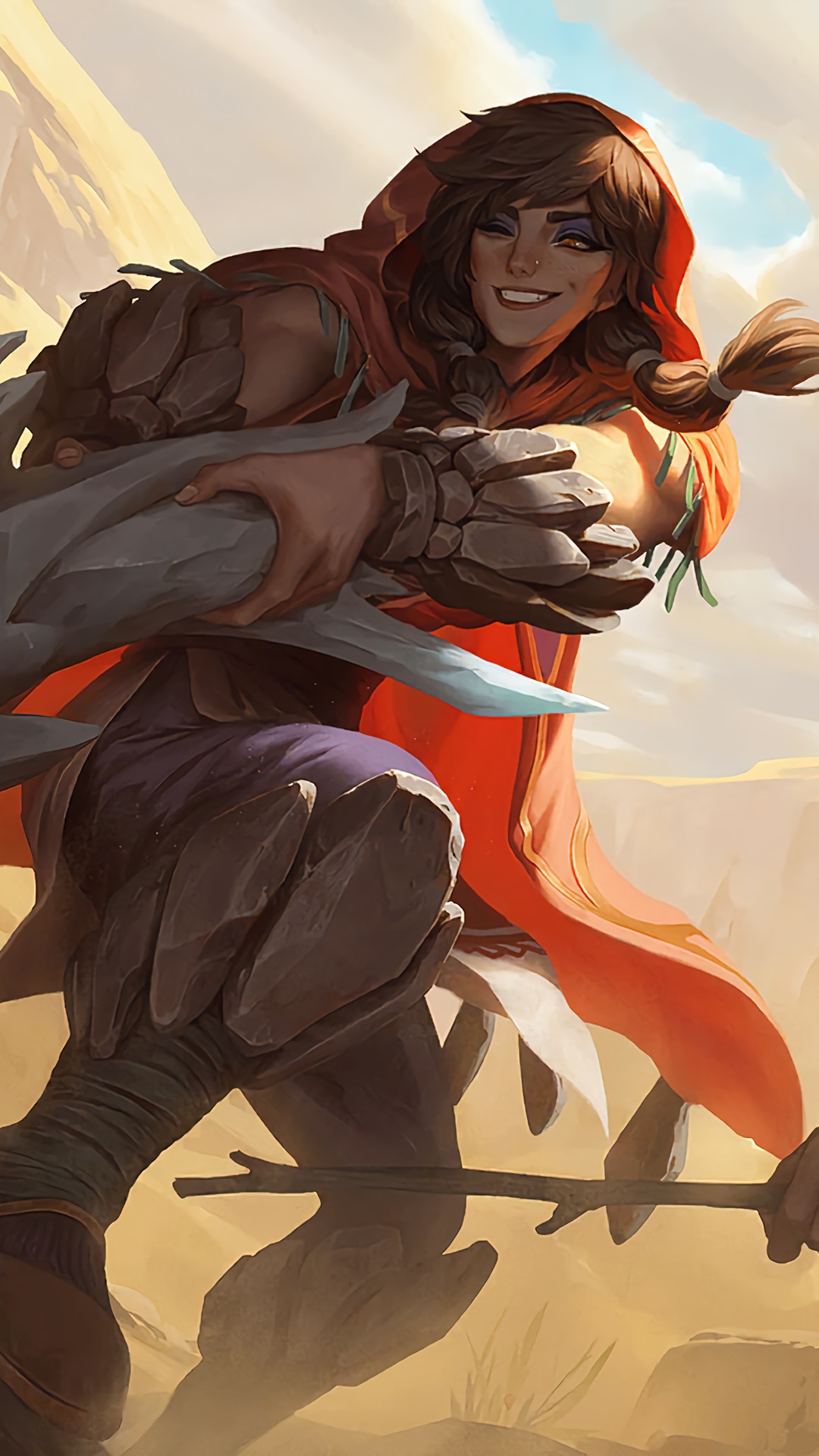 Nilah from Legends of Runeterra HD Phone Wallpaper