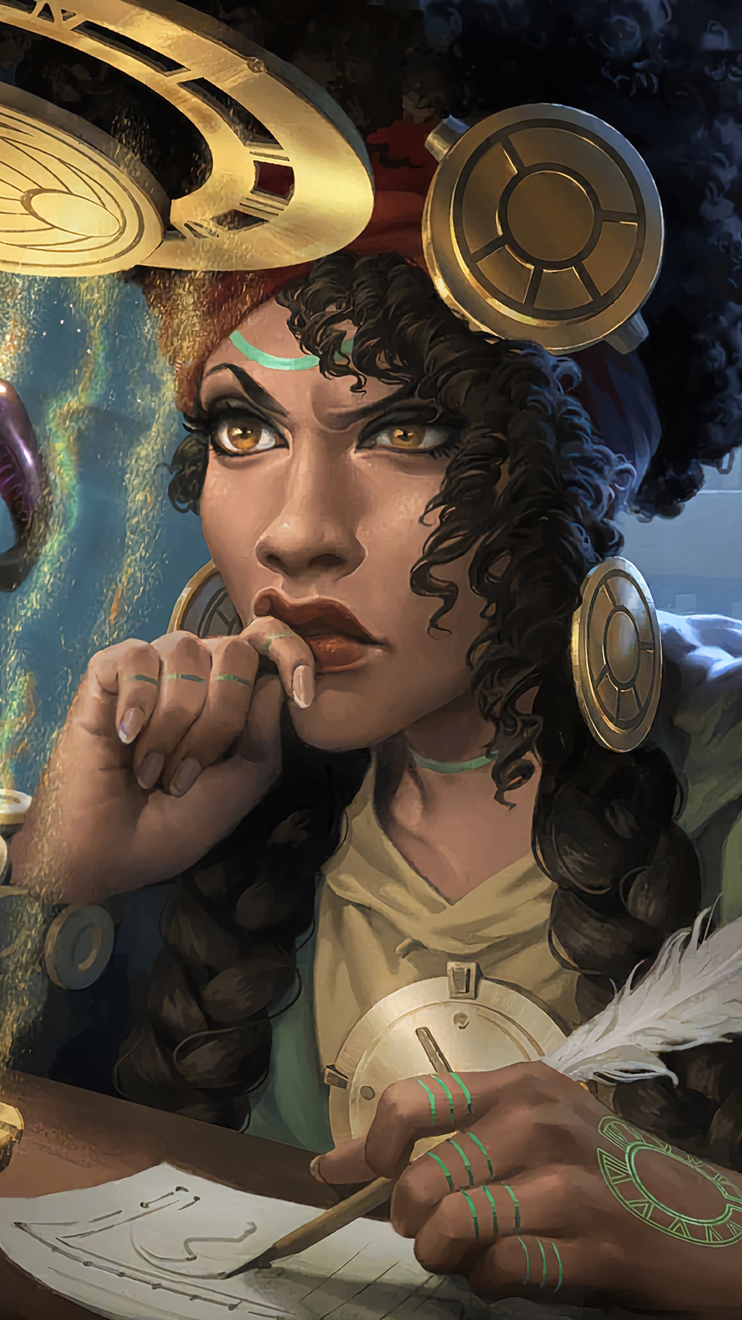 Nami from Legends of Runeterra HD Phone Wallpaper